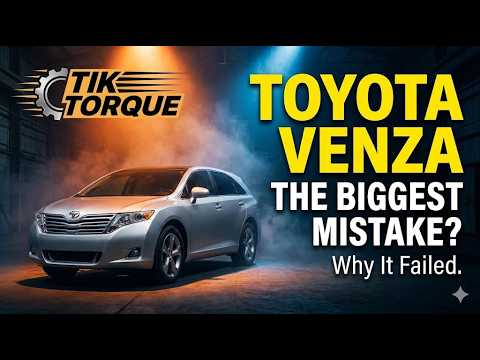 The Toyota Venza: Why This Overlooked Gem Originally Failed