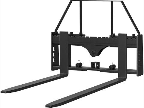 Review: YITAMOTOR 2500 lbs Skid Steer Pallet Fork – Quick Tach Mount & 45" Frame