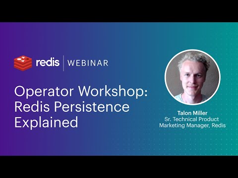Operator Workshop: Redis Persistence Explained