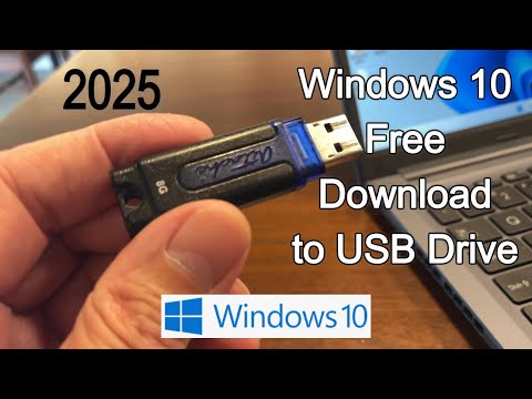 How To Download Windows 10 From Microsoft - Windows 10 Download To USB Free - Full Version 2025