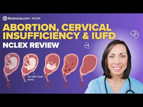 Abortion, Cervical Insufficiency & IUFD NCLEX Review | Pregnancy Loss, Cerclage & Nursing Care