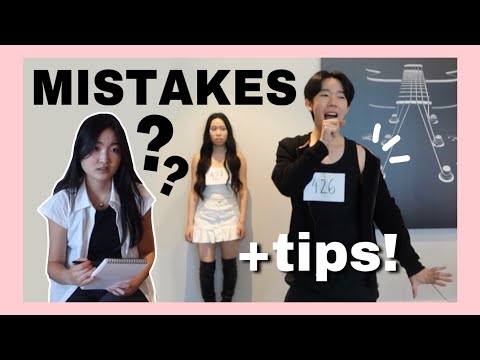 *real* KPOP AUDITION MISTAKES (with tips!)