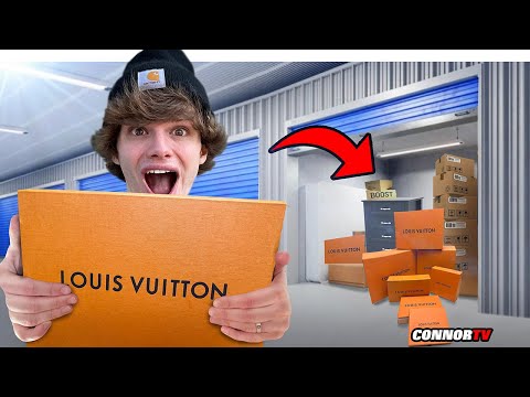 I Bought an ABANDONED STORAGE UNIT full of Louis Vuitton Boxes
