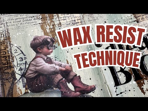 Discover the MAGIC of WAX RESIST in Your Art Journal Backgrounds