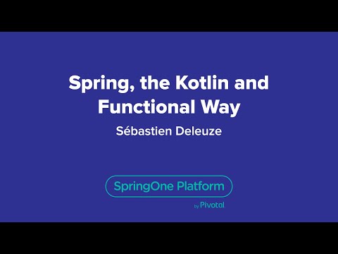 Spring, the Kotlin and Functional Way