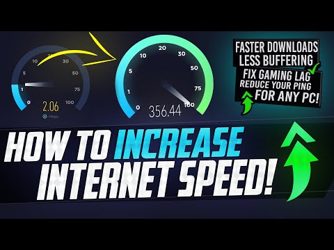 🔧 How to SPEED UP your Internet! Boost Download Speeds, Lower Ping, Fix Lag on Wired and WiFi EASY