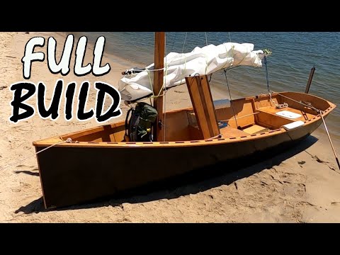 Homemade Plywood Sailing Boat FULL BUILD, My Goat Island Skiff