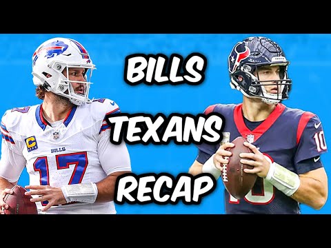 Buffalo Bills Vs Houston Texans Recap