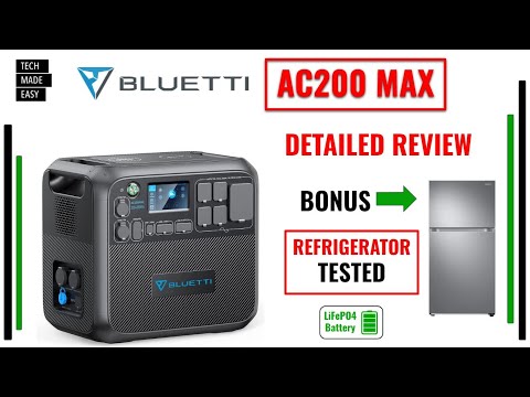 Bluetti AC200Max Detailed Review solar generator