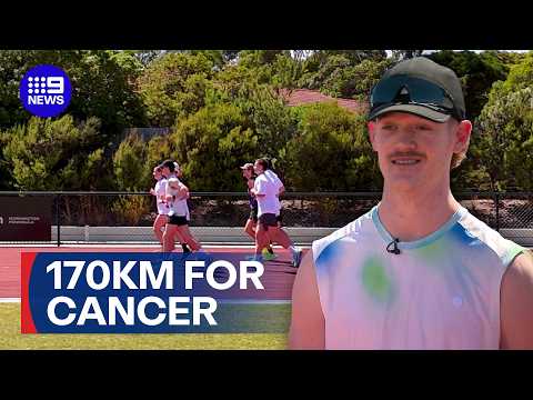 Teen attempts to run 170 kilometres in a single day | 9 News Australia