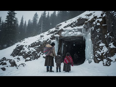 Perdida en la nieve, una viuda encontró refugio en una cueva… pero algo aterrador se escondía allí.