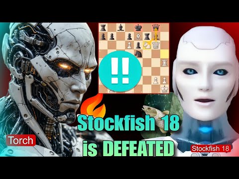 Stockfish 18 Gets BRUTALLY Defeated by Torch After a Queen Trap | Stockfish is DESTROYED | Chess