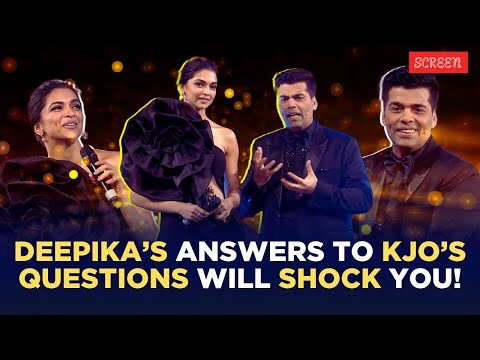 Screen Awards Throwback | Khatiya With Karan Johar: KJo Asks Deepika Desi Questions | Screen