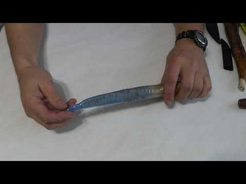 Insert into the sheath from a plastic bottle