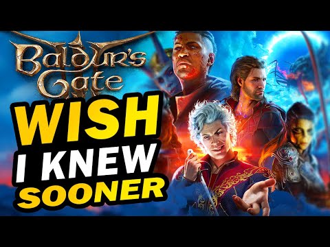 BG3 - 10 Things I Wish I Knew Sooner!  ( Baldur's Gate 3 )