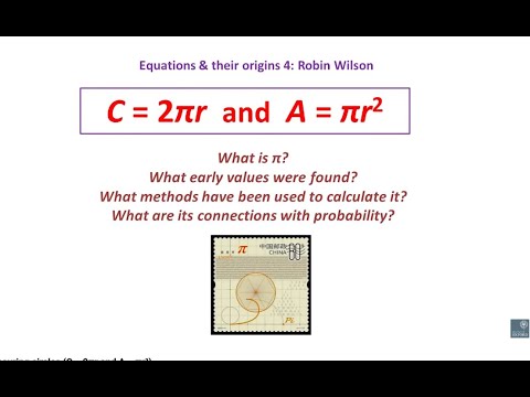 Equations and their origins: C = 2πr and A = πr2