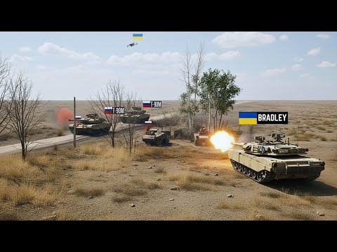 Bradleys & Leopards Spring the Trap – Russian Advance Collapses!