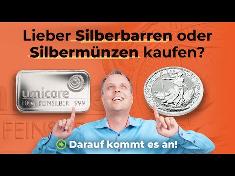 Silberbarren oder Silbermünzen: Was lohnt sich mehr?