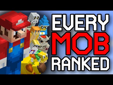 Ranking ALL 80 Minecraft Mobs in the Mario Mash-Up Pack