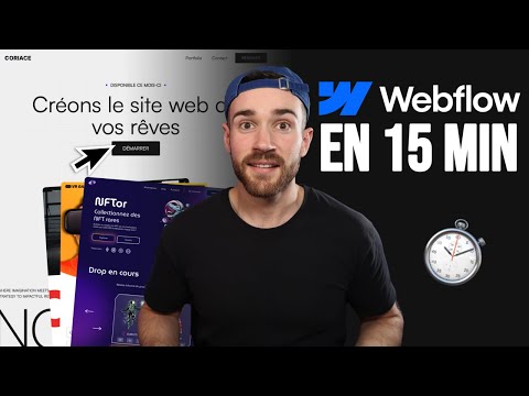 Webflow: Learn how to use and modify a free template to create a website - Easy tutorial