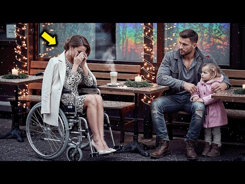 Millionaire in Wheelchair Wept Alone — Until a Homeless Single Father Sat Down Beside Her