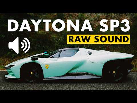 Ferrari Daytona SP3 SHOOTING FLAMES at Hillclimb