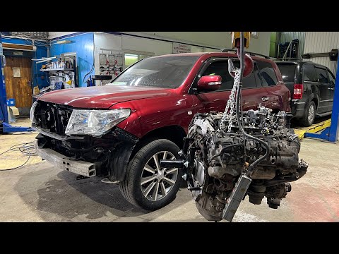 Toyota LC200 - Как попасть на миллион рублей при замене масла.