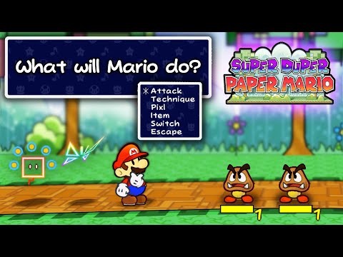 This Mod Adds Turn Based Combat to Super Paper Mario