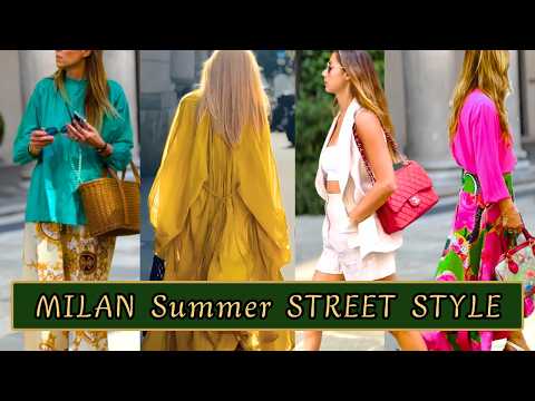 Milan Summer Street Style. Italian Fashion Trends Ideas