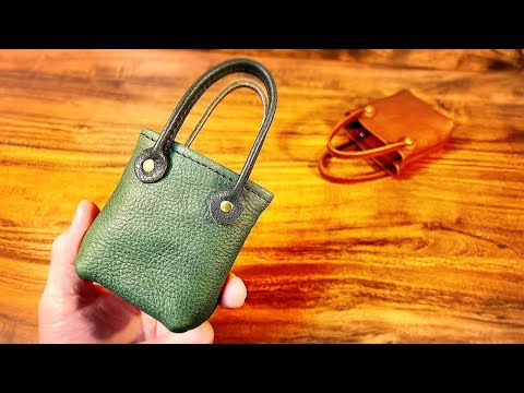 Making Miniature Leather Bag / Pattern  No.58