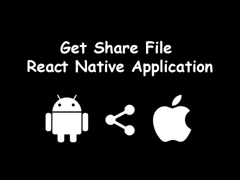 Receive share files on iOS and Android in React Native