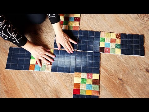 Что я сшила из джинсы и обрезков тканей?