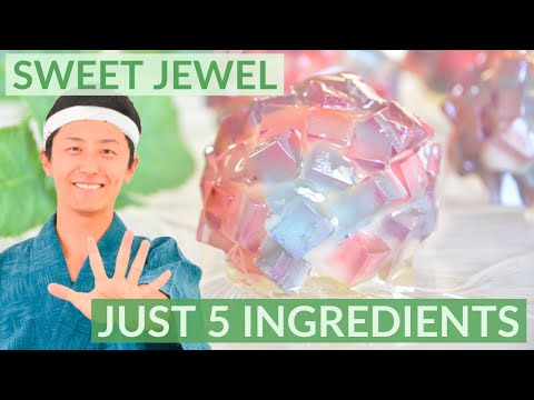 "Hydrangea" Jelly Candy | Japanese summer desserts wagashi Recipe
