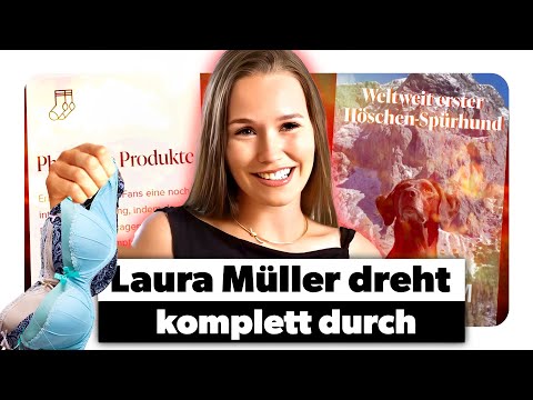 Laura Müllers neue Werbung ist gottlos: Spürhunde für getragene Unterwäsche