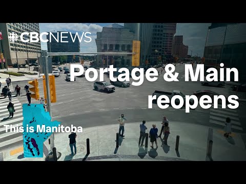 Portage and Main reopens to pedestrians after decades | This is Manitoba