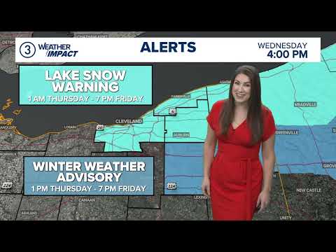 Northeast Ohio Forecast: Arctic air rushes in Wednesday with strong winds