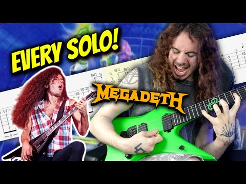 ALL Megadeth RUST IN PEACE Solos 100% Accurate w/ Tabs