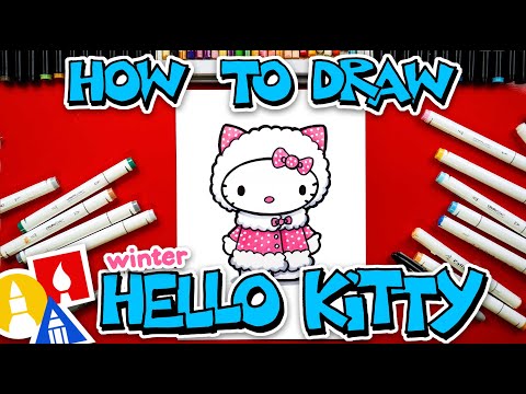 How To Draw Winter Hello Kitty