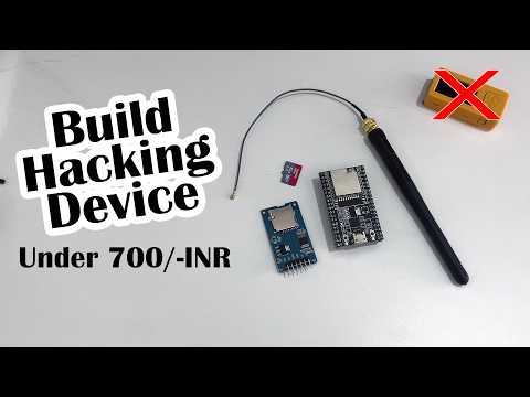 Install ESP32 Marauder on ESP32-WROOM-32 - Build Portable Hacking Device [Hindi]