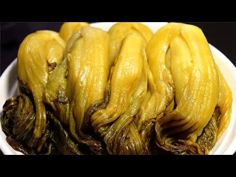 解密：外婆用了50多年的腌酸菜做法，做出来比老坛还酸爽，腌酸菜盐的比例