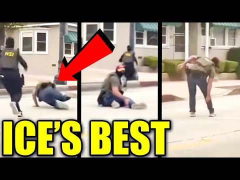 ICE Agent Tries to Act Tough, Ends Up HUMILIATING Himself