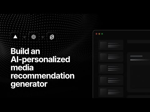 Build an AI-personalized media app with SvelteKit and Vercel Edge Functions