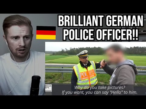 Reaction To German Police Being BRILLIANT!!