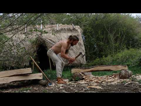 Building a Medieval Timber Framed Granary House with Hand Tools - Part I | Anglo-Saxon Woodworking