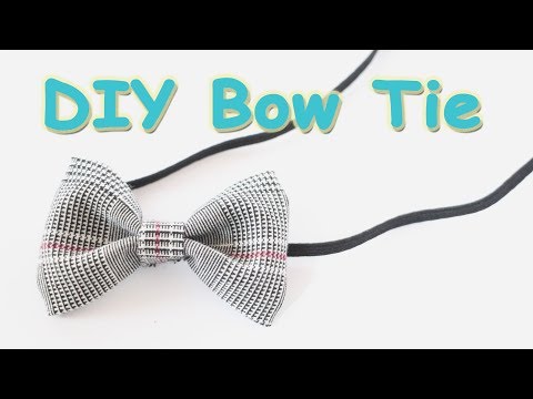 Bow Tie - How to Make a DIY Bow Tie - Easy Sewing Project