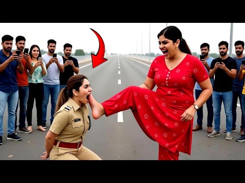 SP ম্যাডামকে একজন সাধারণ মহিলা ভেবে বাজারে এক মহিলা দারোগা এসে তাঁকে চড় মেরে দেয় এরপরে যা হলো...