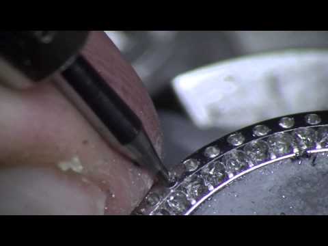 JURA Stone Setting. Watch bezel (Stainless Steel) Part1. Preparing for setting