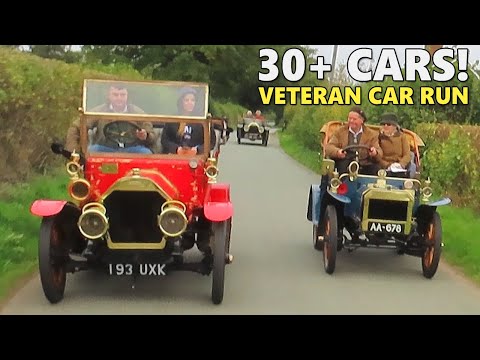 40+ MILES in Veteran Cars - The Cheshire Cheese Run, Veteran Car Club