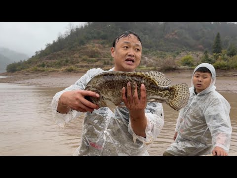 600斤鱼塘主居然敢开出9000元的高价,究竟是什么鱼?一起来看看#捕鱼#户外#野外#抓鱼