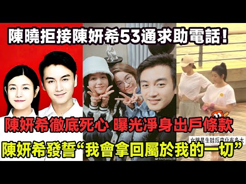 陳曉當年有多狠?陳妍希父親病危時拒接 53 通求助電話,徹底傷透她的心逼她死心,離婚協議曝光 “淨身出戶” 條款,她暗暗發誓:我會努力拿回屬於我的一切!#陳曉#陳妍希#毛曉彤#肖戰#周柯宇#趙麗穎